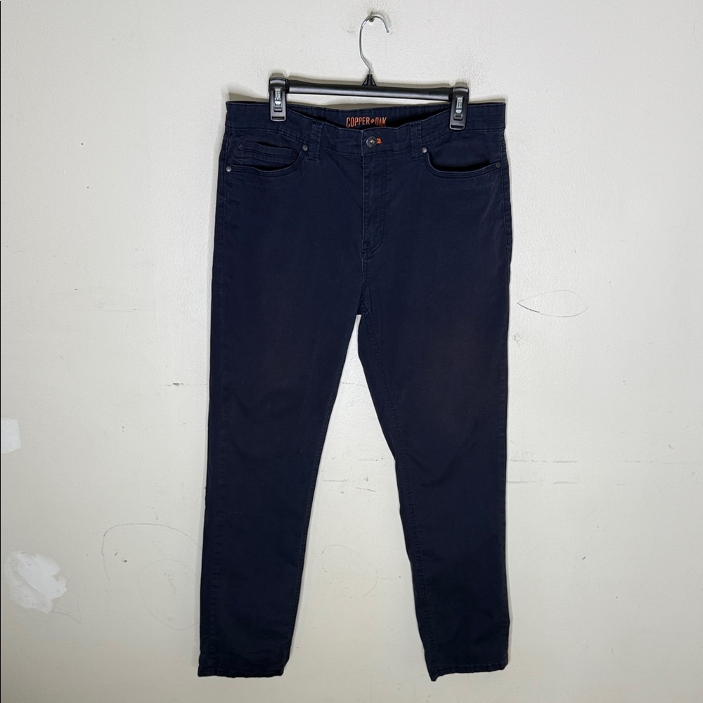 Copper & Oak Dark Blue Chino Style Pants Size 34/32